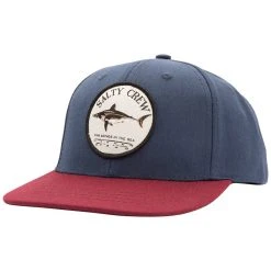 Salty Crew Boy's Bruce 6 Panel Snapback Hat - Navy / Burgundy