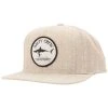 Salty Crew Men's Bruce 6 Panel Snapback Hat - Oatmeal
