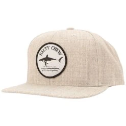 Salty Crew Men's Bruce 6 Panel Snapback Hat - Oatmeal