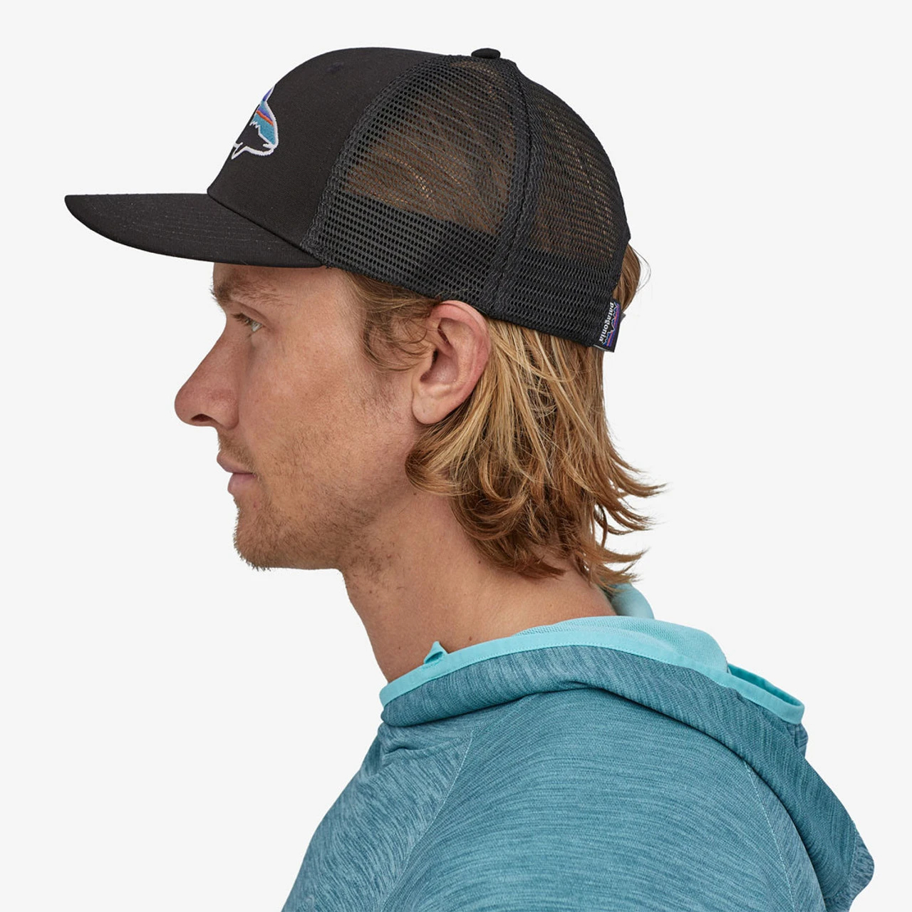 Patagonia Fitz Roy Trout Trucker Hat - Black - Image 4