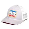 Steel Grey / White Big Texas Patch Trucker Hat