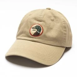 Duck Head Men's Circle Patch Twill Hat - Khaki
