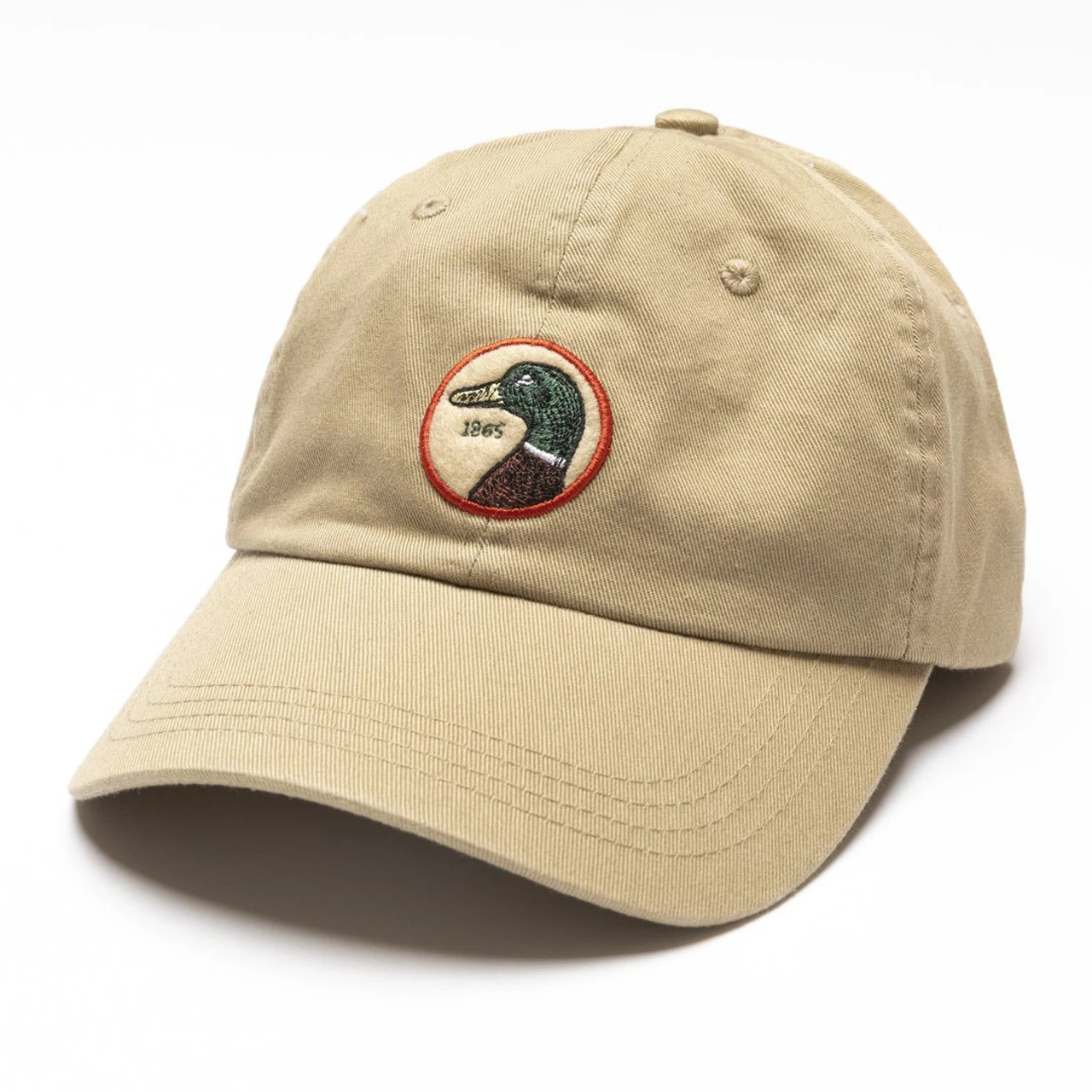 Duck Head Men's Circle Patch Twill Hat - Khaki