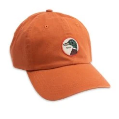 Duck Head Men's Circle Patch Twill Hat - Rust