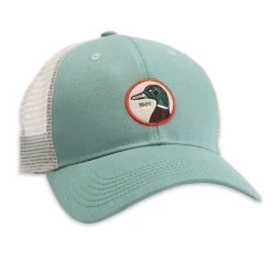 Duck Head Men's Circle Patch Trucker Hat - Dark Ivy