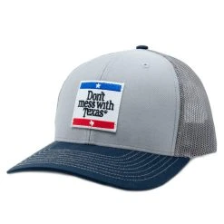 Don't Mess With Texas Trucker Hat - Grey/Navy
