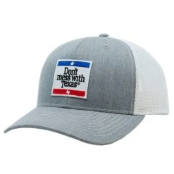 Don't Mess With Texas Trucker Hat - Heather Grey