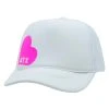 Jean & James ATX Heart Trucker Hat - White