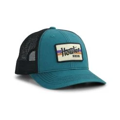 Men's Howler Electric Stripe Trucker Hat - Dark Teal/ Black