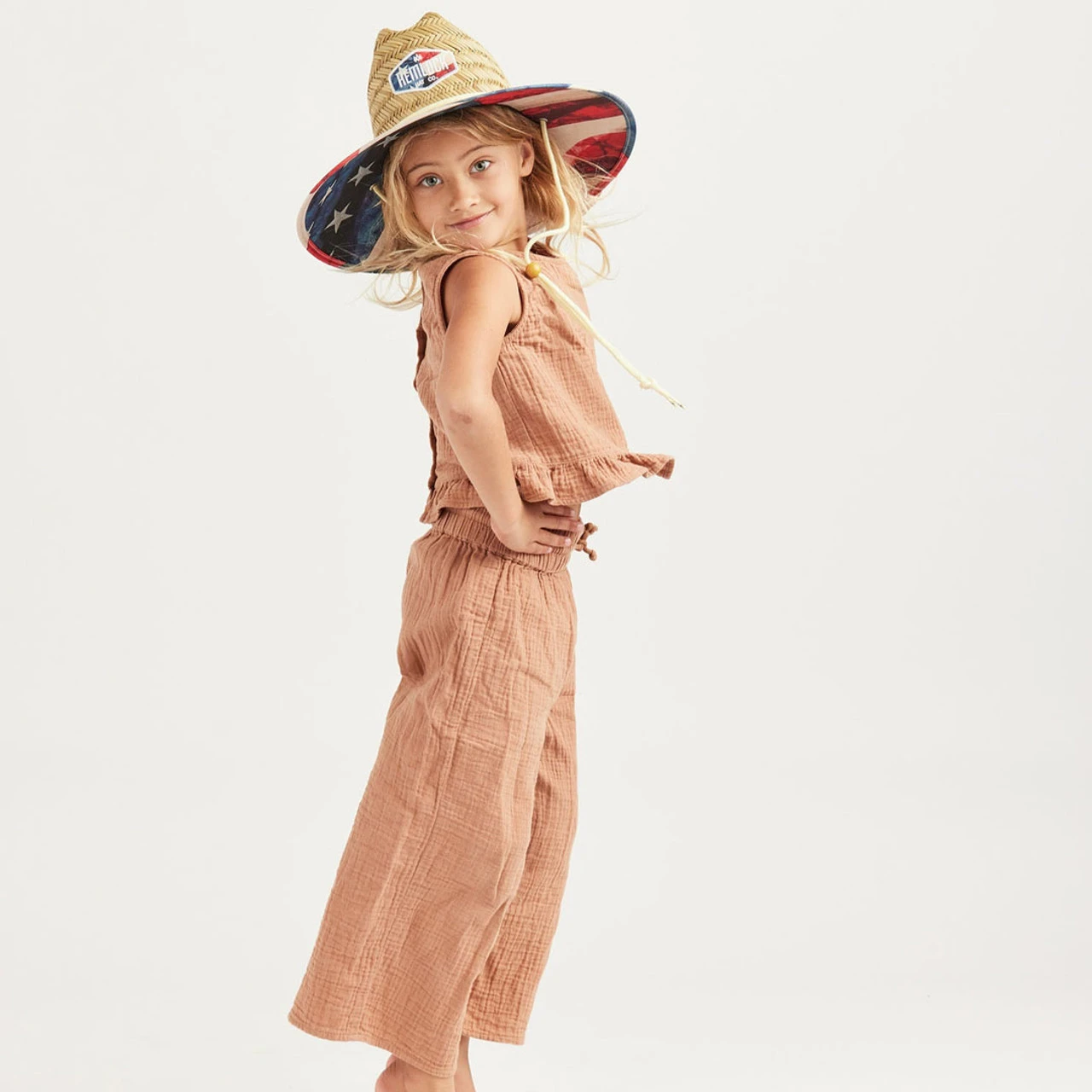 Hemlock Big Kids' Straw Lifeguard Hat - Brave - Image 5