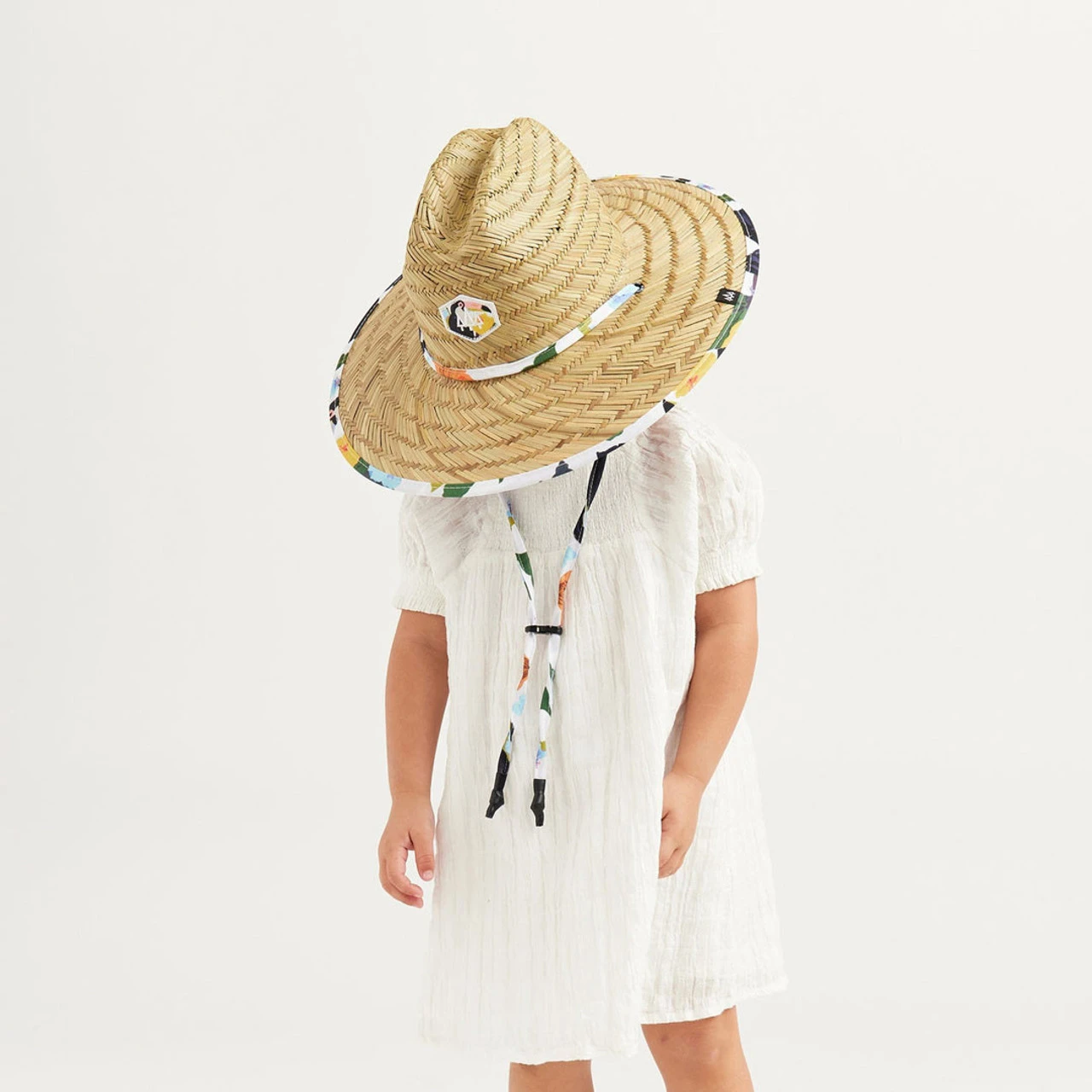 Hemlock Little Kids' Straw Lifeguard Hat - Sammy - Image 6