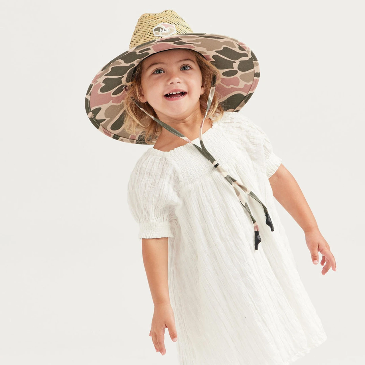 Hemlock Little Kids' Straw Lifeguard Hat - Willow - Image 6