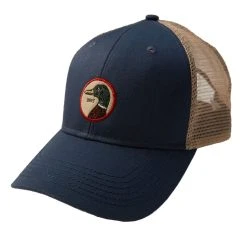 Duck Head Circle Patch Trucker Hat - Mineral
