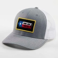 Grey Come And Take It Patch Trucker Hat