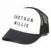 Shotgun Willie Trucker Hat - Black/White