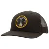 Salty Crew Men's Bottom Dweller Retro Trucker Hat - Black