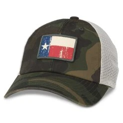 Texas Flag Ballpark Mesh Trucker Hat