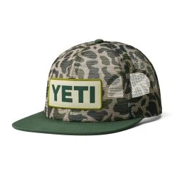 YETI Mesh Camo Flat Brim Hat