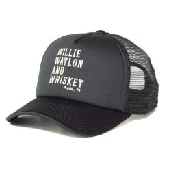 Willie Waylon And Whiskey Trucker Hat