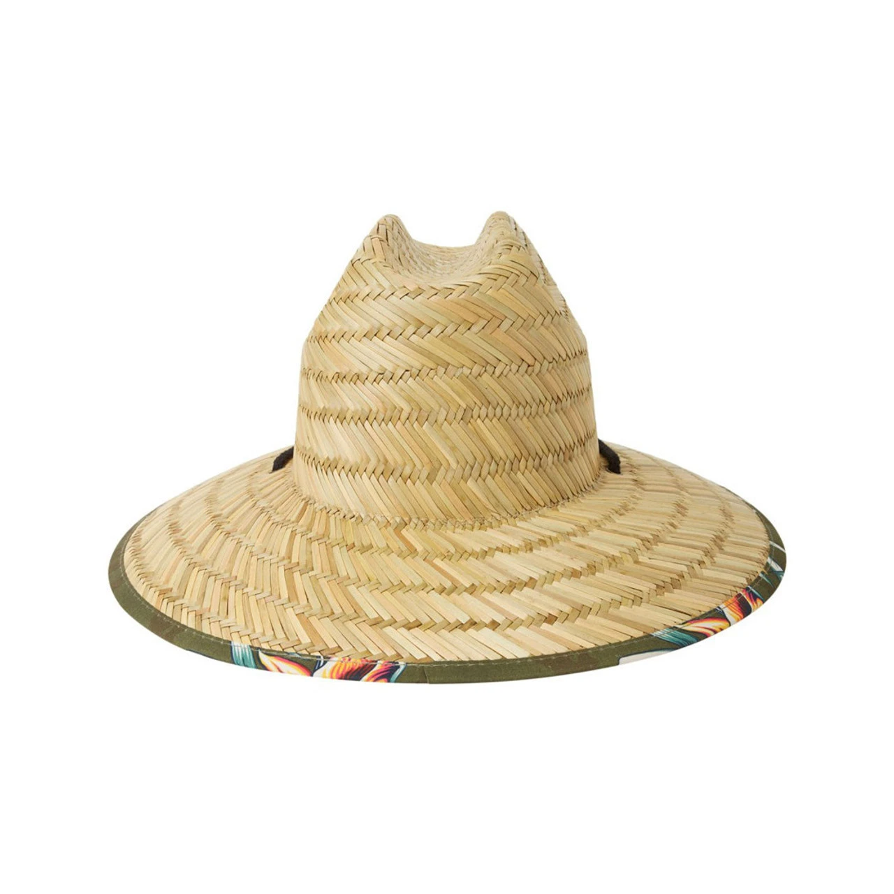 Billabong Men's Tides Print Straw Lifeguard Hat - Military Black - Image 3