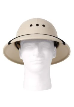 Deluxe Khaki Pith Hat For Adults