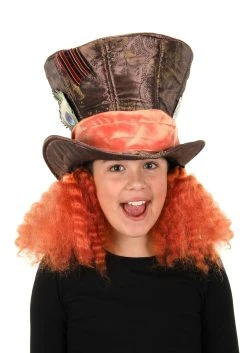Alice In Wonderland Child Mad Hatter Costume Hat