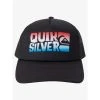 Quiksilver Boy's 8-16 Glory Waves Trucker Hat - Black