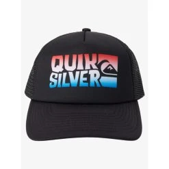 Quiksilver Boy's 8-16 Glory Waves Trucker Hat - Black