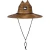 Quiksilver Pierside Straw Lifeguard Hat - Dark Brown