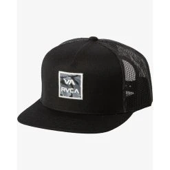 VA All The Way Print Trucker Hat - Black