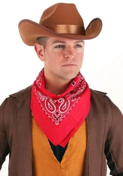 Brown Cowboy Costume Hat Accessory