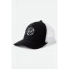 Brixton Men's Crest Crossover MP Mesh Trucker Hat - Black