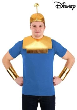 Disney Emperor's New Groove Kronk Hat, Collar & Cuffs Costume Kit