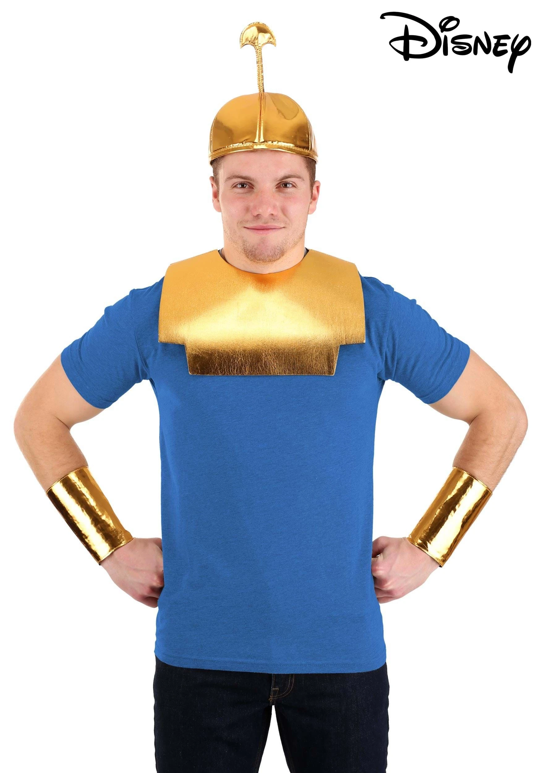 Disney Emperor's New Groove Kronk Hat, Collar & Cuffs Costume Kit