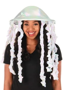 Plush Holographic Jellyfish Hat