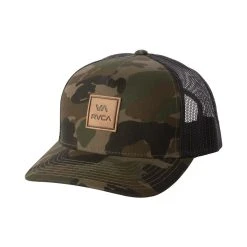 RVCA Men's VA All The Way Curved Brim Trucker Hat - Camo