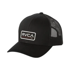 Rvca Men's Ticket III Trucker Hat - Black / Black