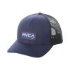 Rvca Men's Ticket III Trucker Hat - Navy Marine