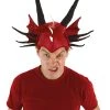 Soft Red Dragon Costume Hat