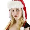 Santa Plush Aviator Christmas Hat