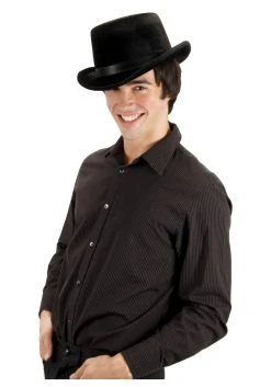 Black Adult Top Costume Hat